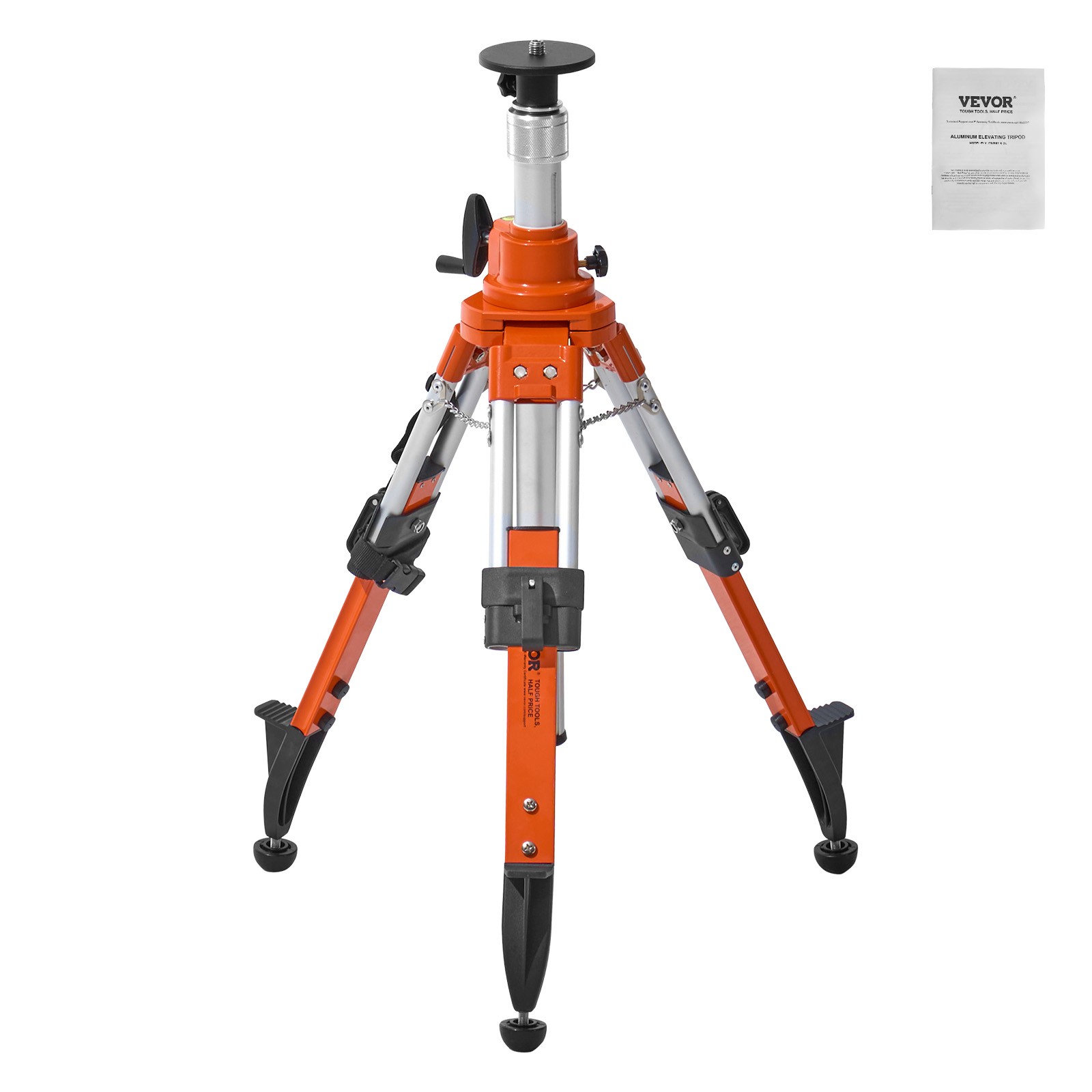 VEVOR Laser Level Tripod Stand 5/8″-11 Thread 27.16-67.71 in Height Adjustment