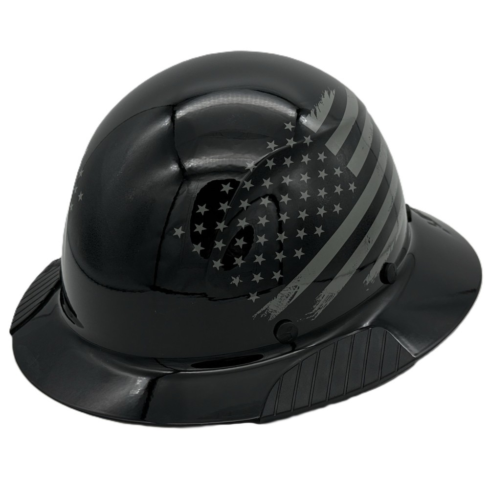 DAX Fiberglass Composite Full Brim Lift Safety Hard Hat – Patriot Gloss