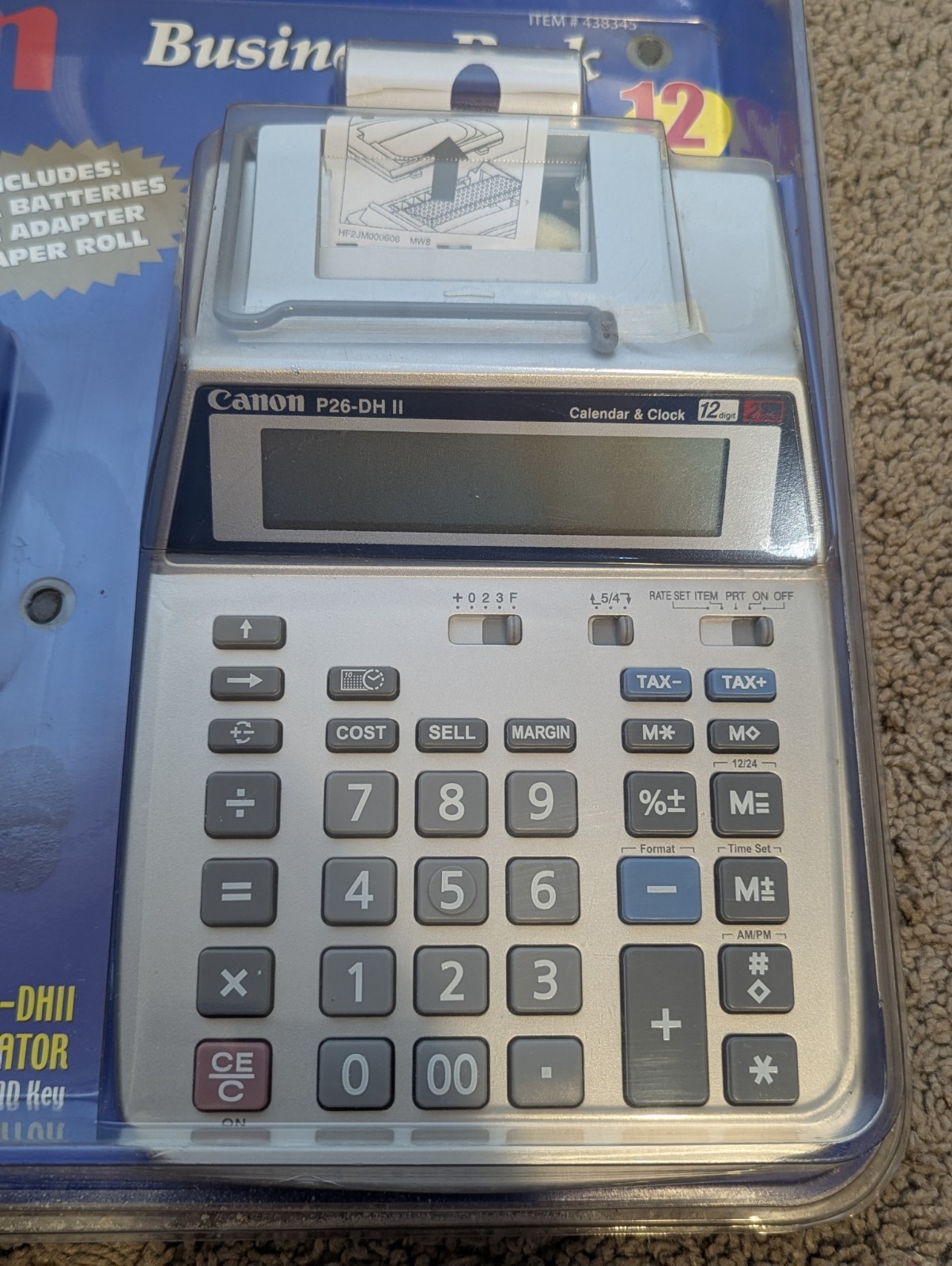 Canon LS-100TS and P26-DHII Business Pack 2-Color Printing Calculator NEW SEALED