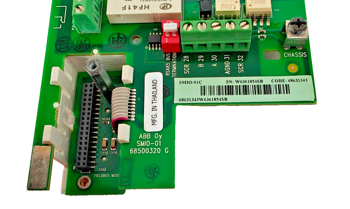 SMIO-01C ABB CPU ACS510 Control Board Module 68631343