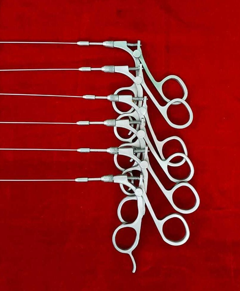 Hysteroscopy Semi Rigid Scissor 5fr 40cm Reusable High Quality Instruments-6pc