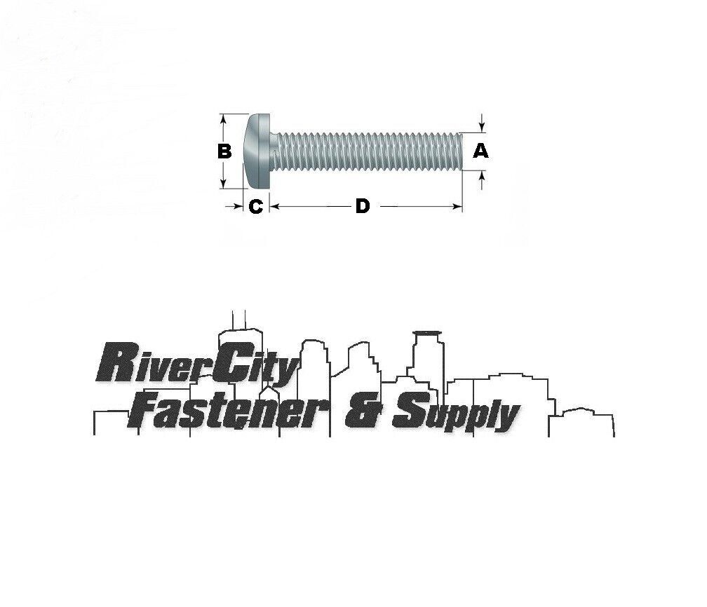 1/4-20×3/4 Phillips Pan Thread Cutting Screws Type F 1/4x20x3/4 Zinc 1/4x20x3/4