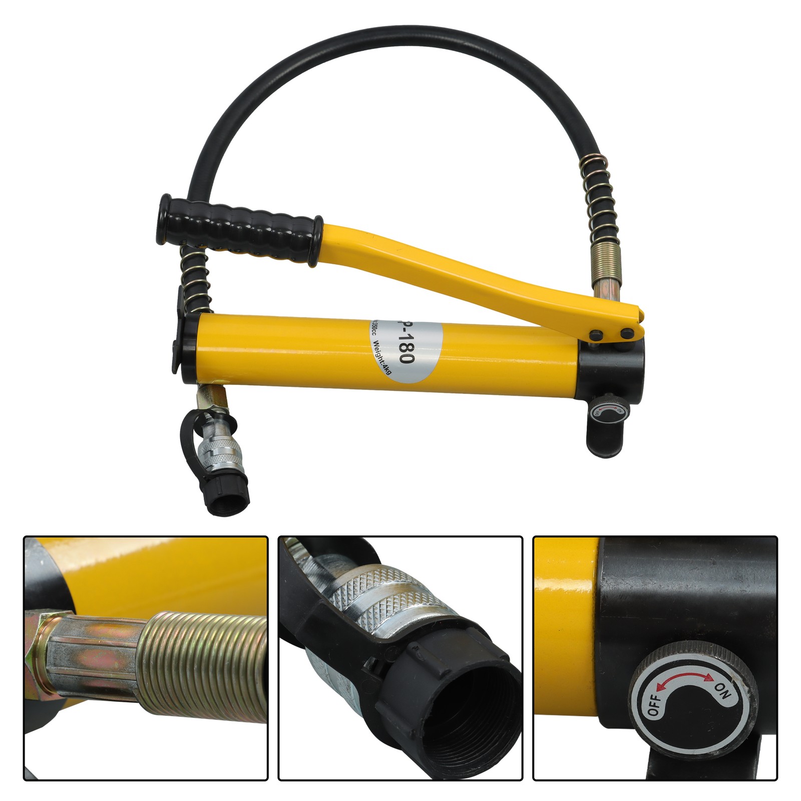 Hydraulic Hand Pump CP-180 Hydraulic Manual Pump Max Pressure Output 8500 PSI