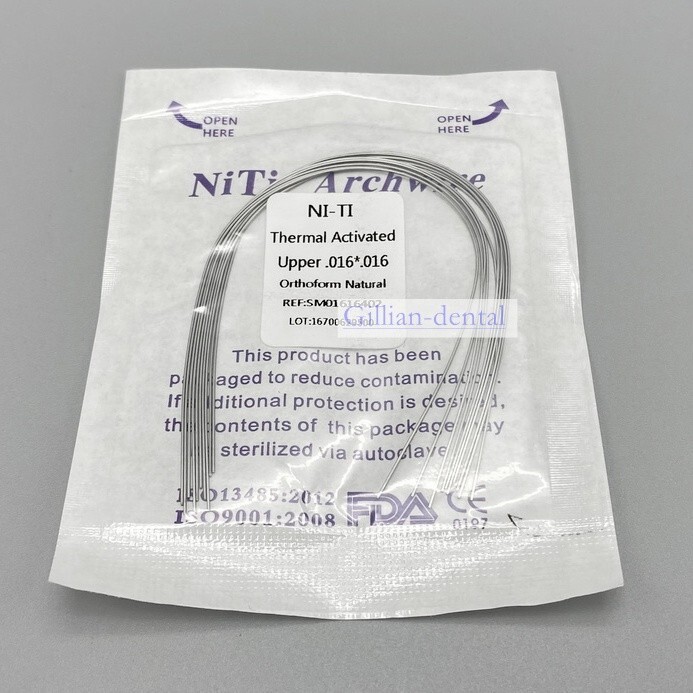 Dental Ortho Thermal Activated Arch Wire Rectangular Ovoid/Natural Form Wires