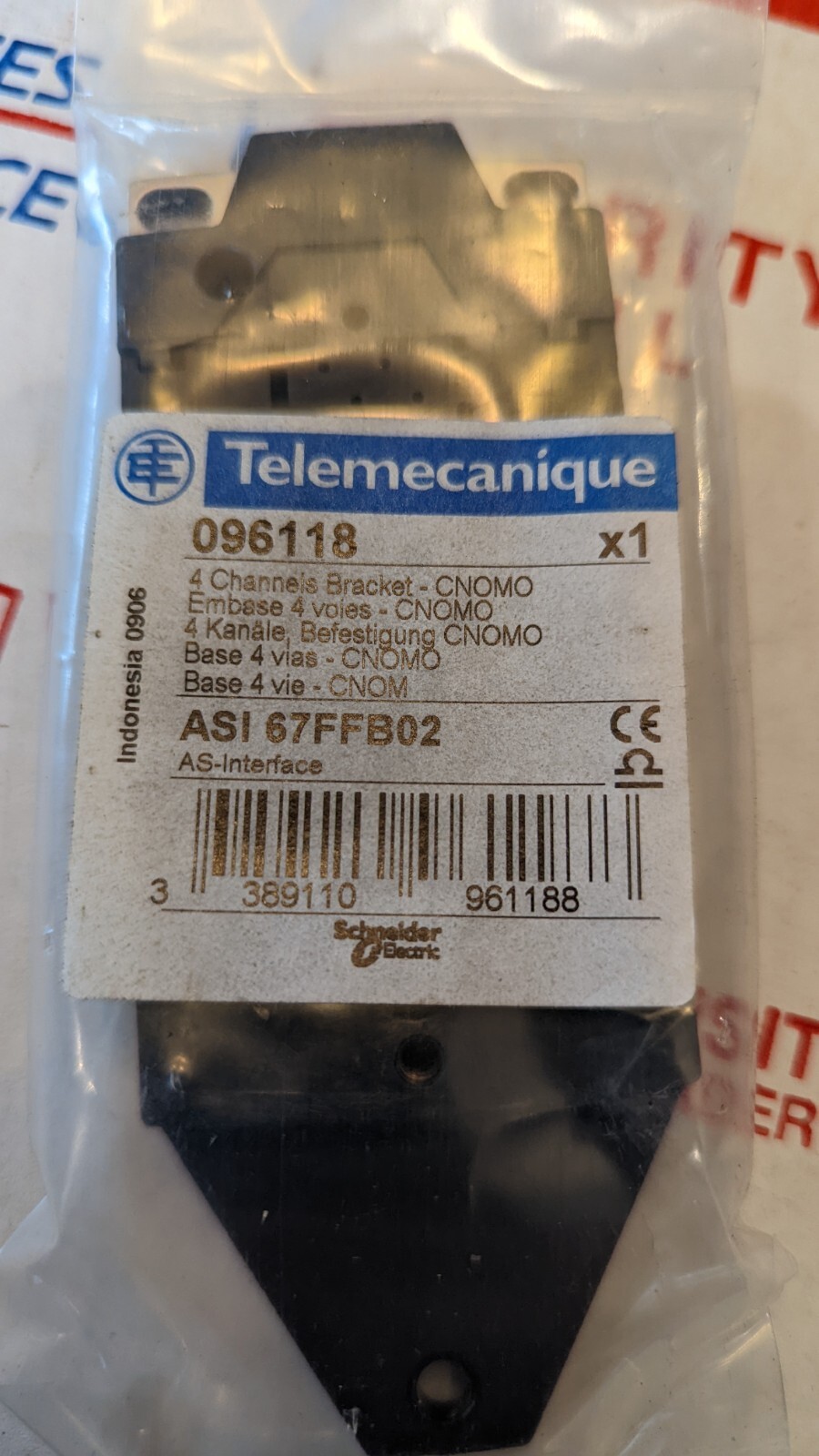TELEMECANIQUE 096118 ASI 67FFB02 Surplus No Box