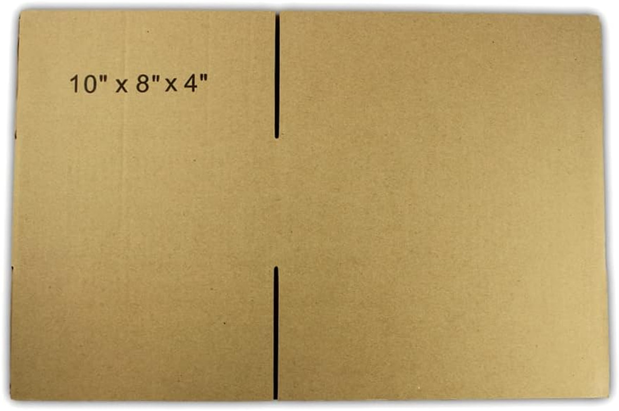 5 10X8X4 Corrugated Cardboard Packing Boxes Mailing Moving Shipping Box Cartons