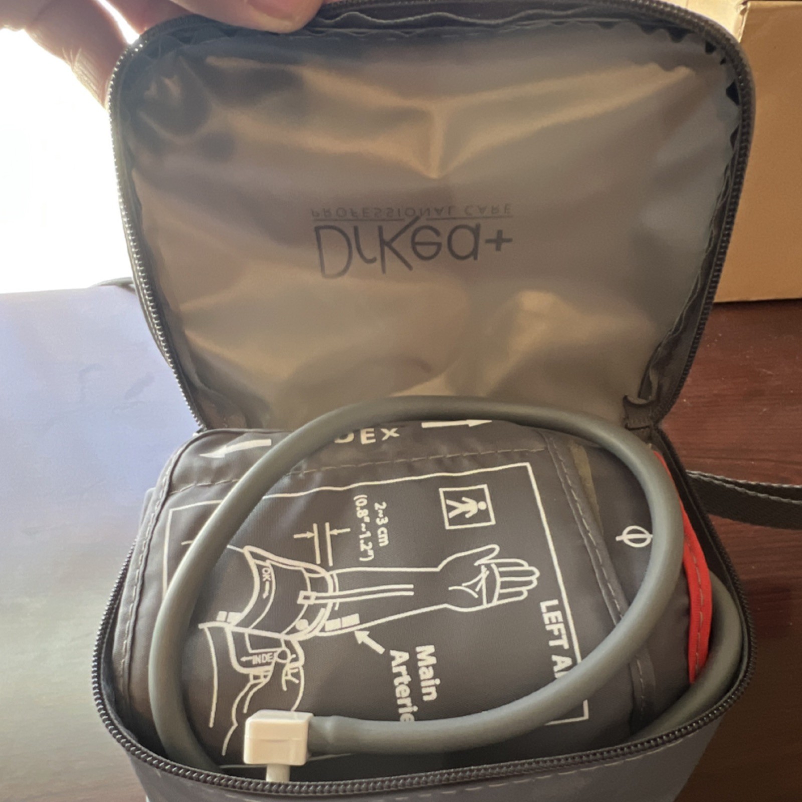 DrKea+ KMH Arm-Type Digital Blood Pressure Monitor, Adult Cuff, Portable