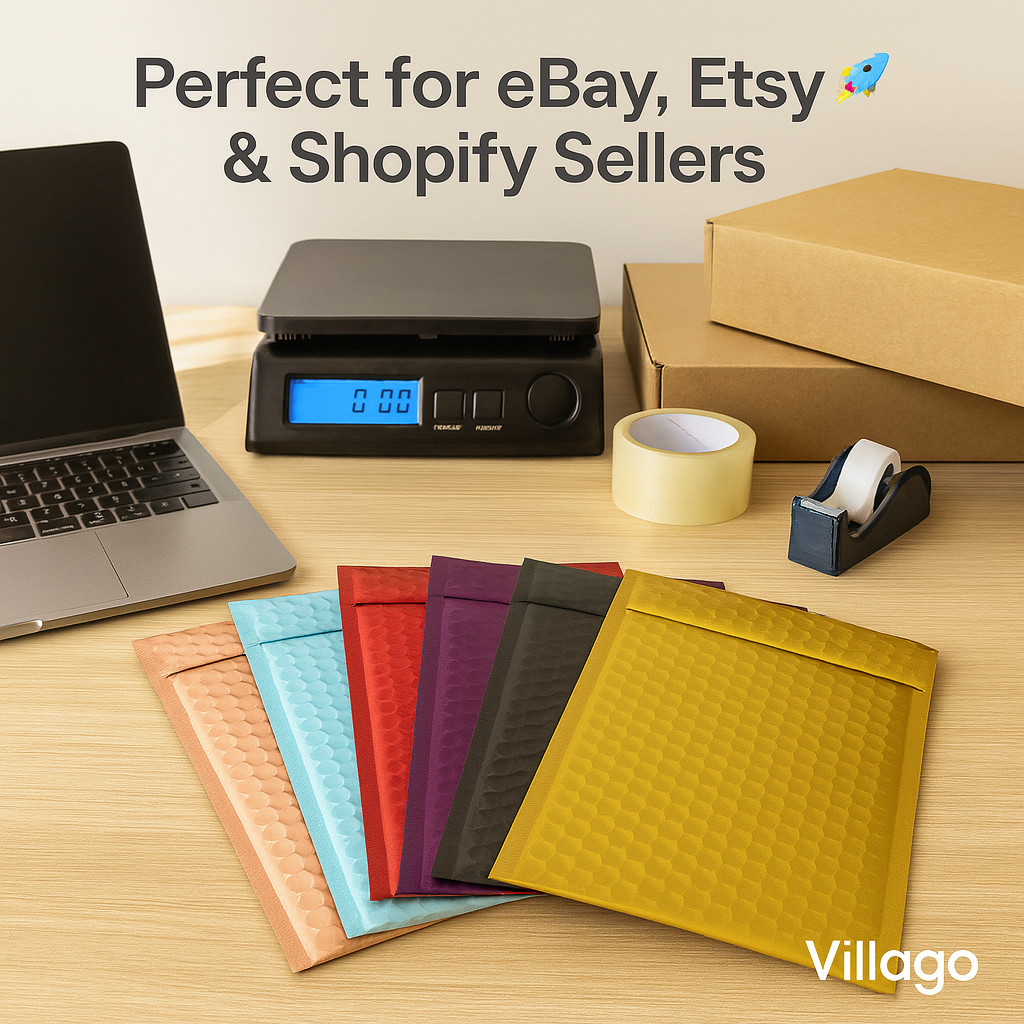 Any Color # 0 6.5 x 10 Bubble Mailers Matte Metallic Poly Padded Envelopes