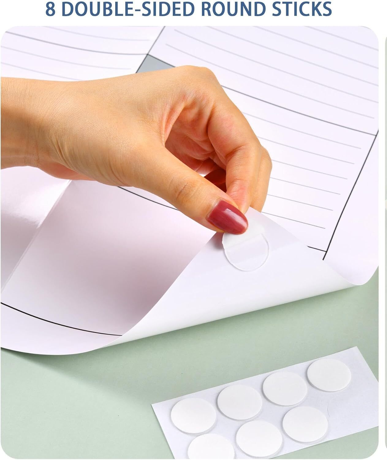Large Dry Erase Calendar for Wall – Undated Dry Erase Calendar, Erasable Laminat