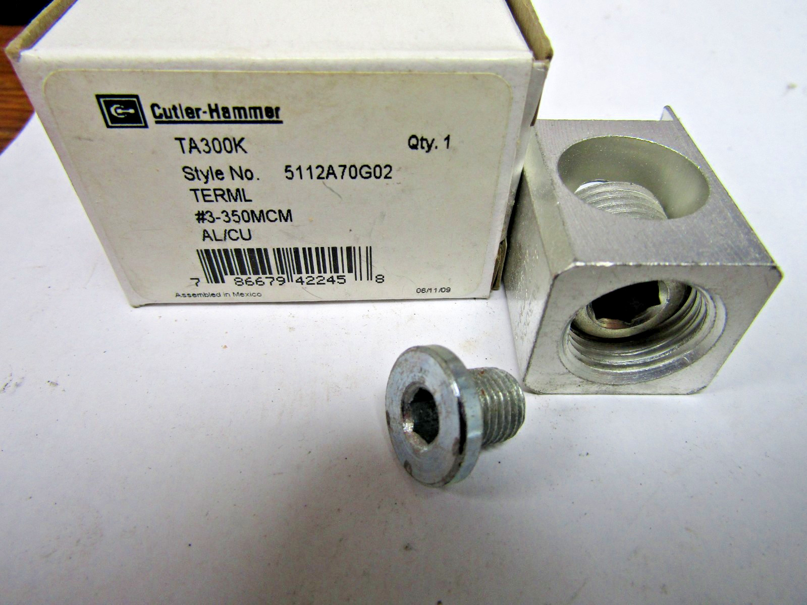 ✌️NEW EATON CUTLER HAMMER TA300K STYLE 5112A70G02 K FRAME CIRCUIT BREAKER LUG