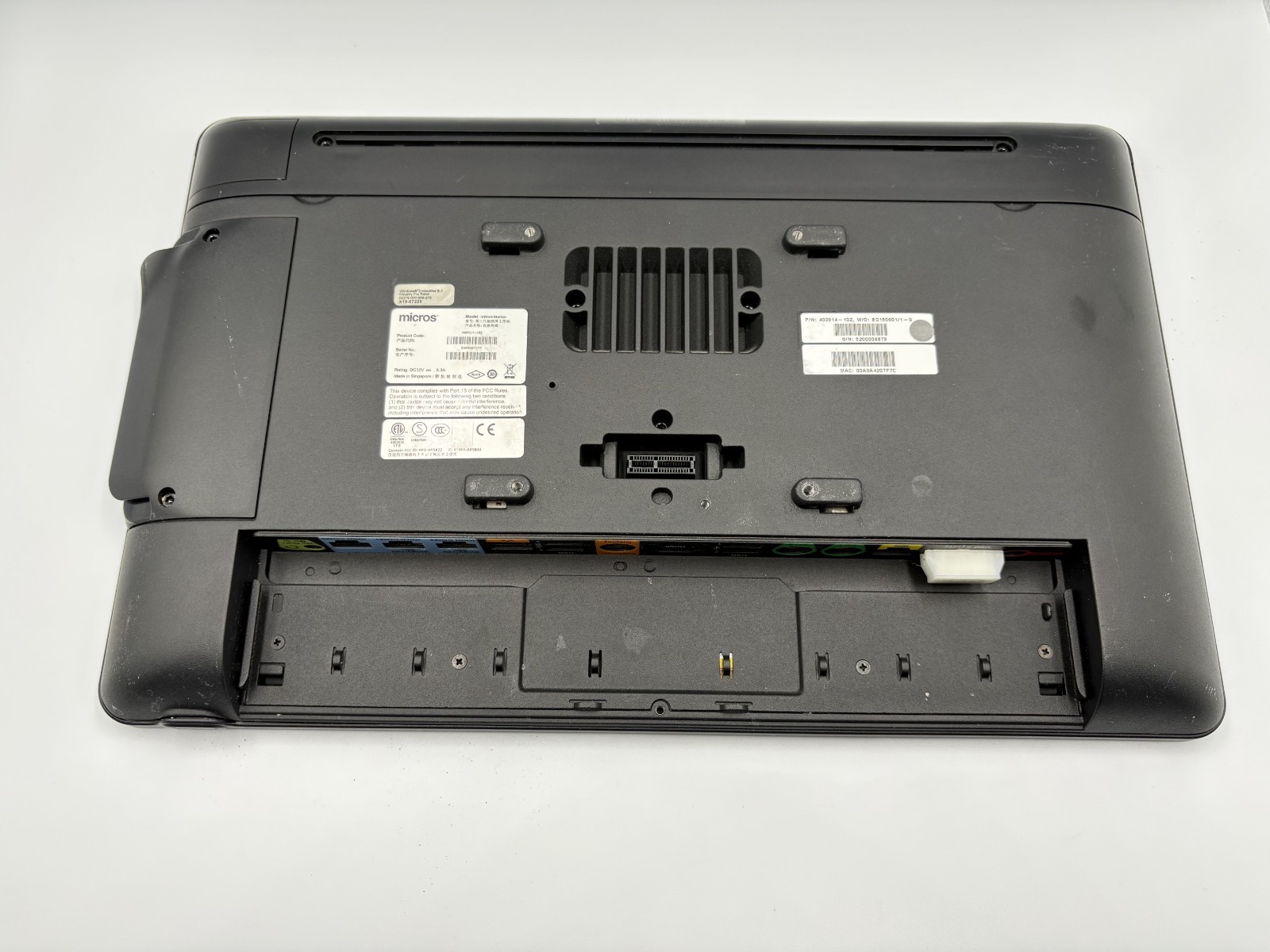 Micros Oracle mWorkstation Intel Atom E3827 15.6″ POS Tablet Computer Win 8.1 :B