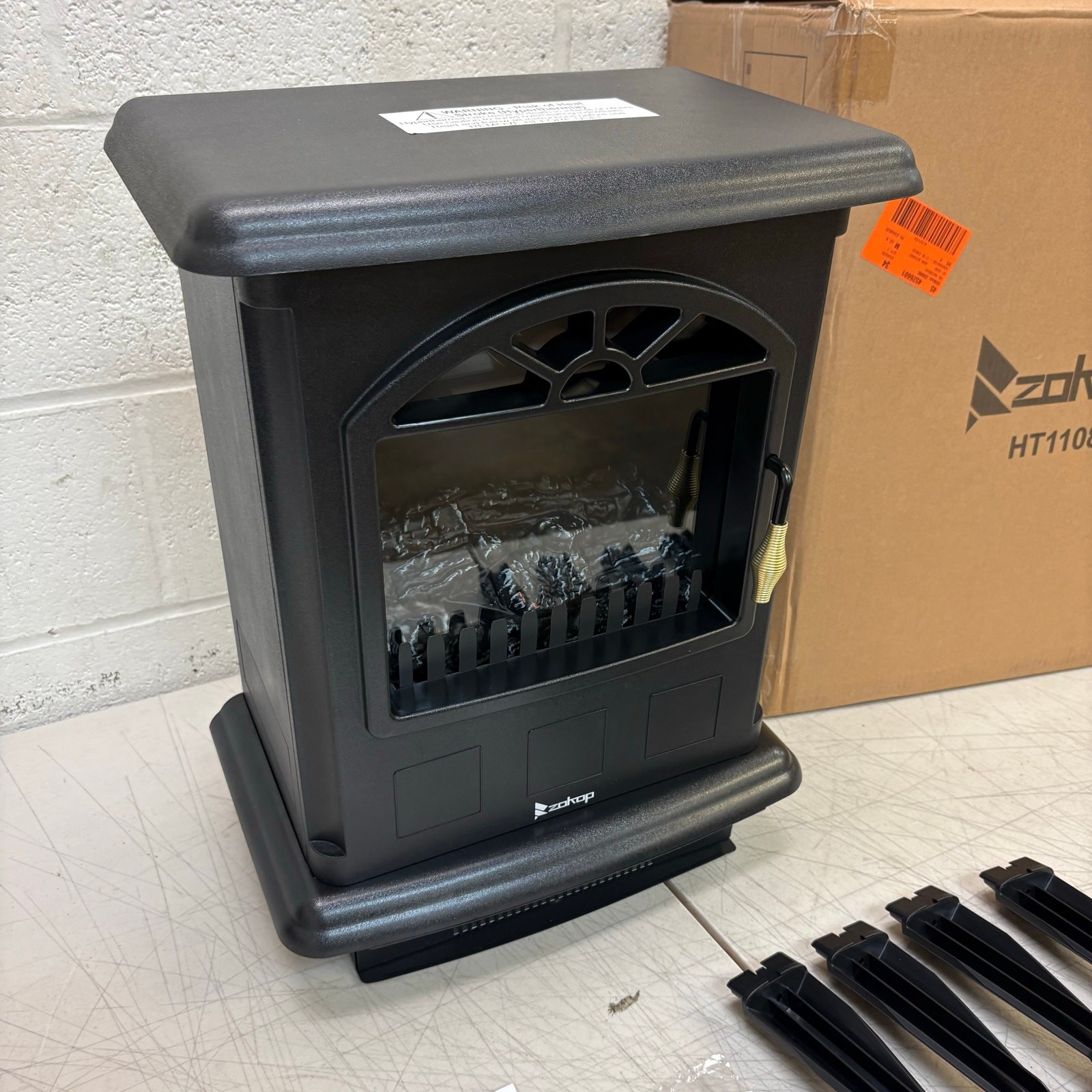 Zokop 1500W Electric Heater Space Heater Fireplace Stove Heater, SEE DETAILS