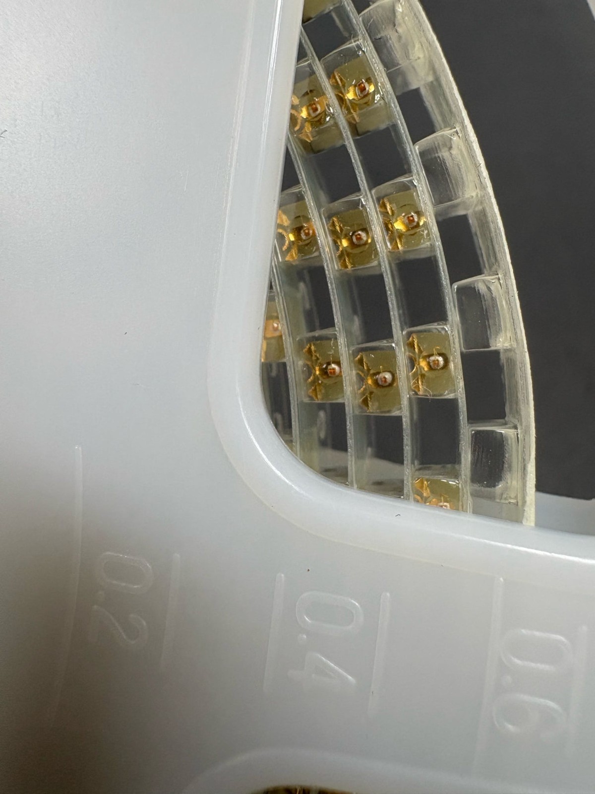 500x Lumex SMF-2432YC-TR SMD LED Yellow Chip 2432 Package Reel