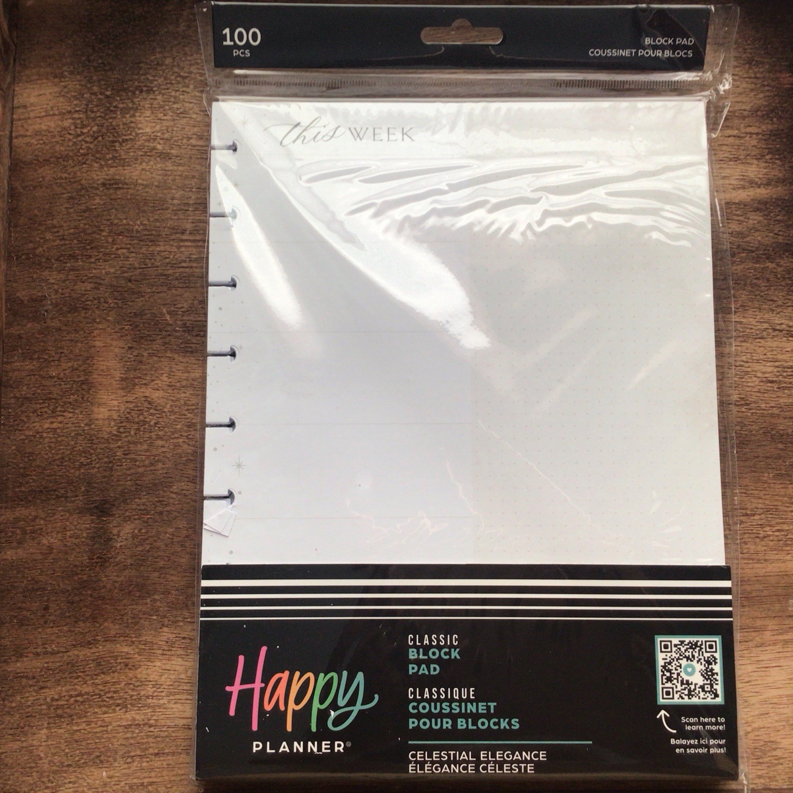 The Happy Planner Block Pad Refill Paper Classic 100 Sheets New
