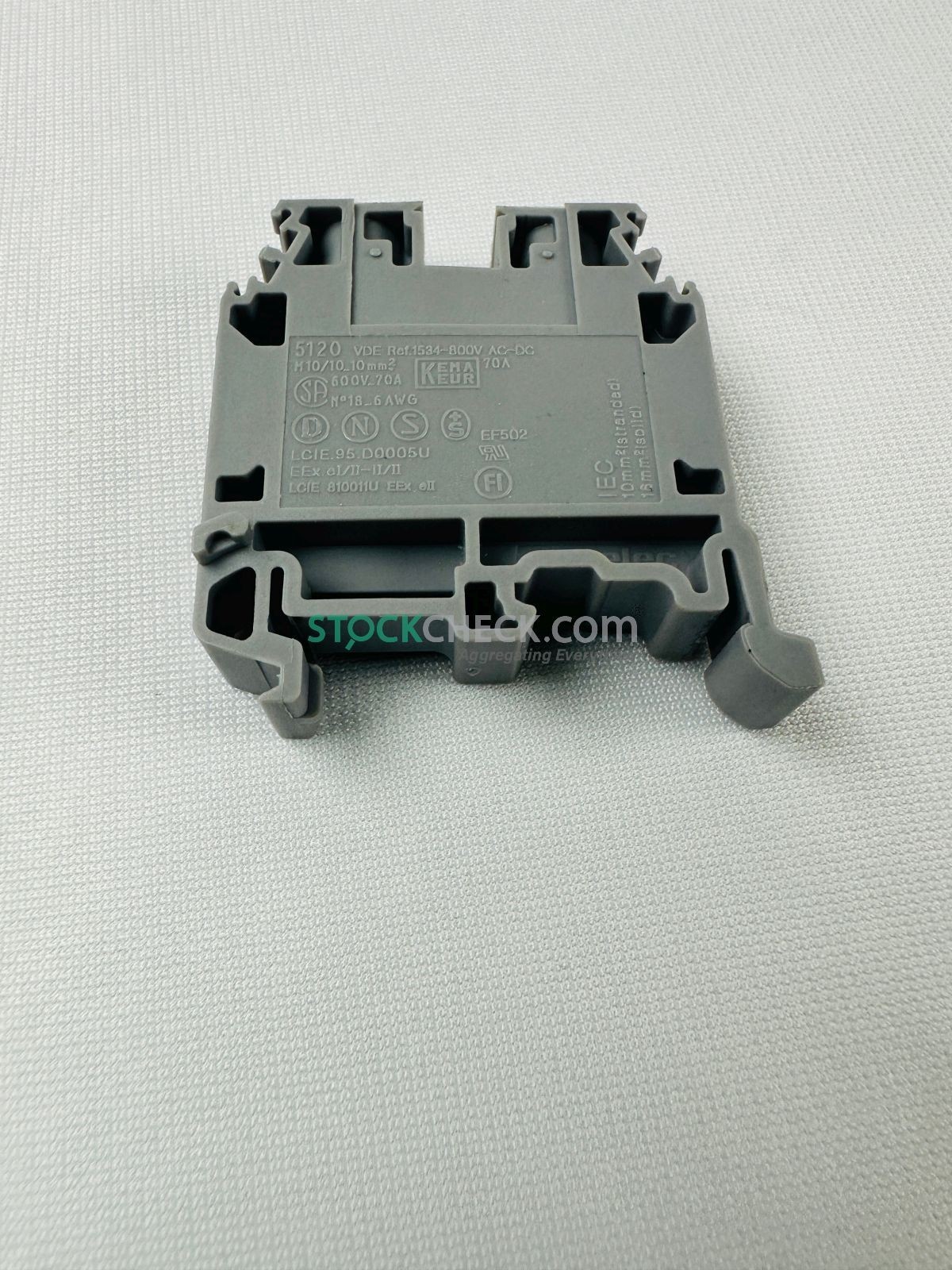 Entrelec 5120 Feed-Through Terminal Block- Lot of 10