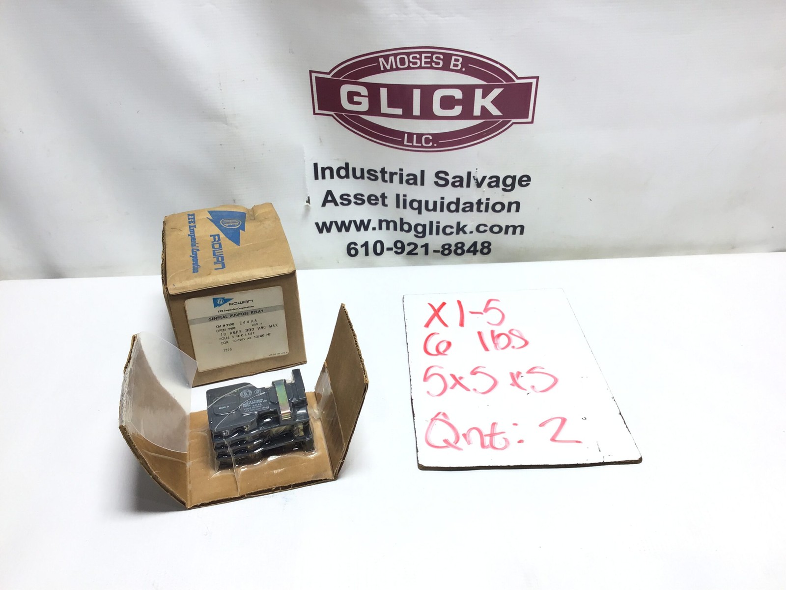ITE Rowan 2190 – E44AA General Purpose Relay 10 Amps 300VAC Max 4 Poles 50/60Hz