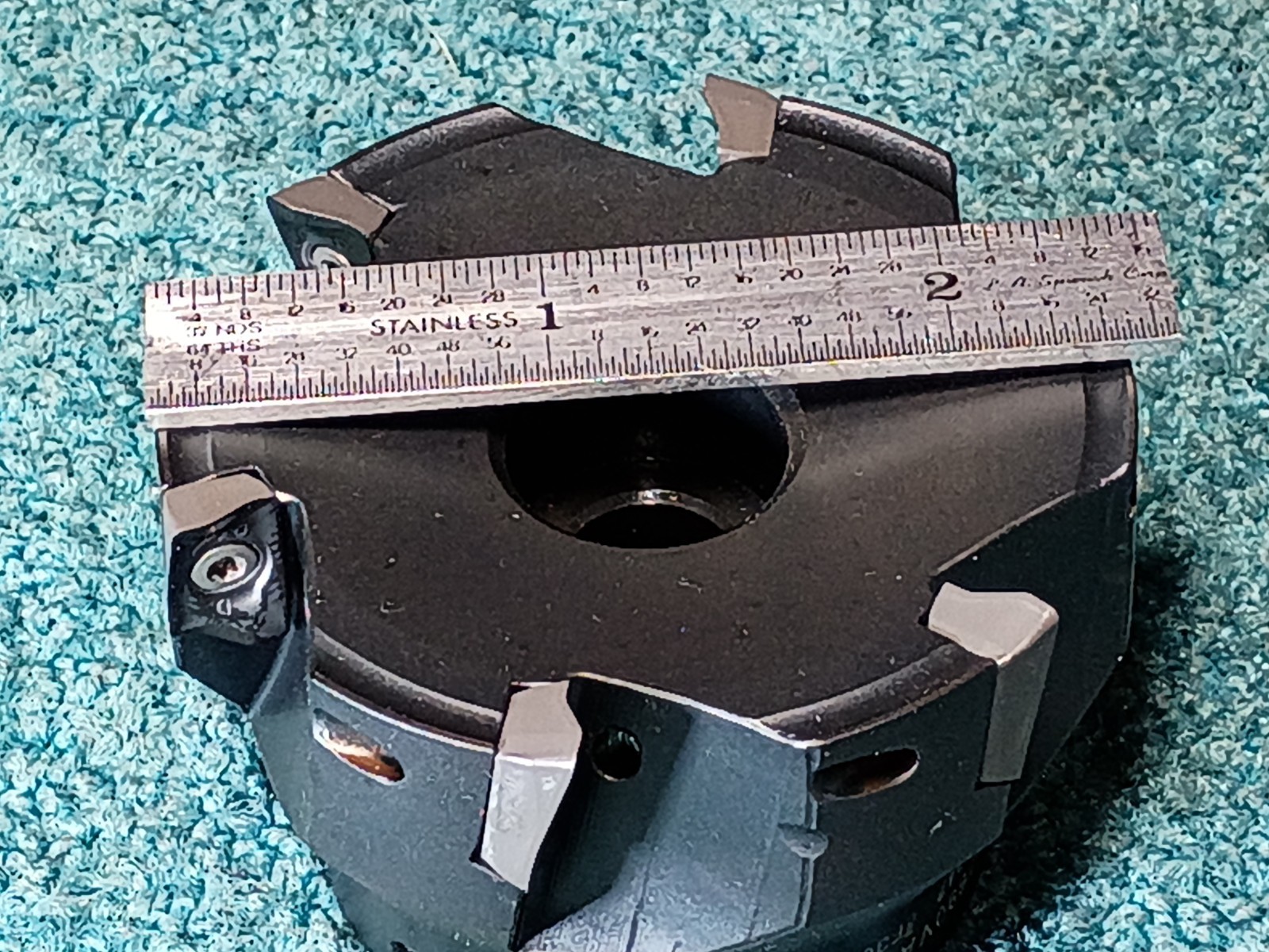 Stellram 2.50″ Face Mill Cutter 90° C7690VA12-A2.50Z06R W/New Walter ADMT WKP25S