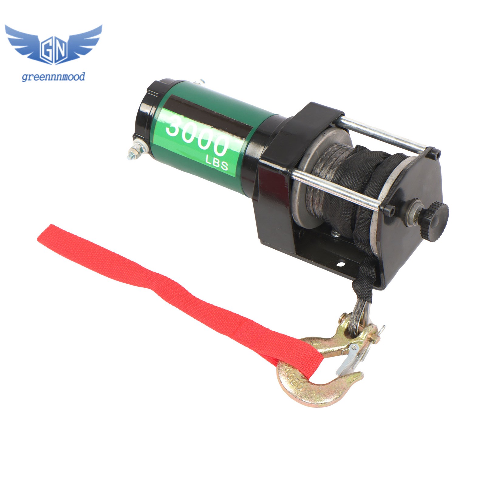 3000lbs 12V DC Electric Winch 32 ft Synthetic Rope with Wireless / Wired Remote