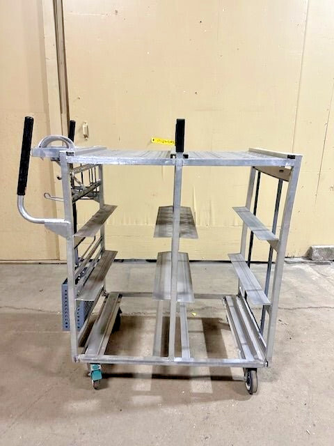 **LOT OF 2** WIN HOLT COMMERCIAL ONLINE ORDER PICKING WORK STATION CART