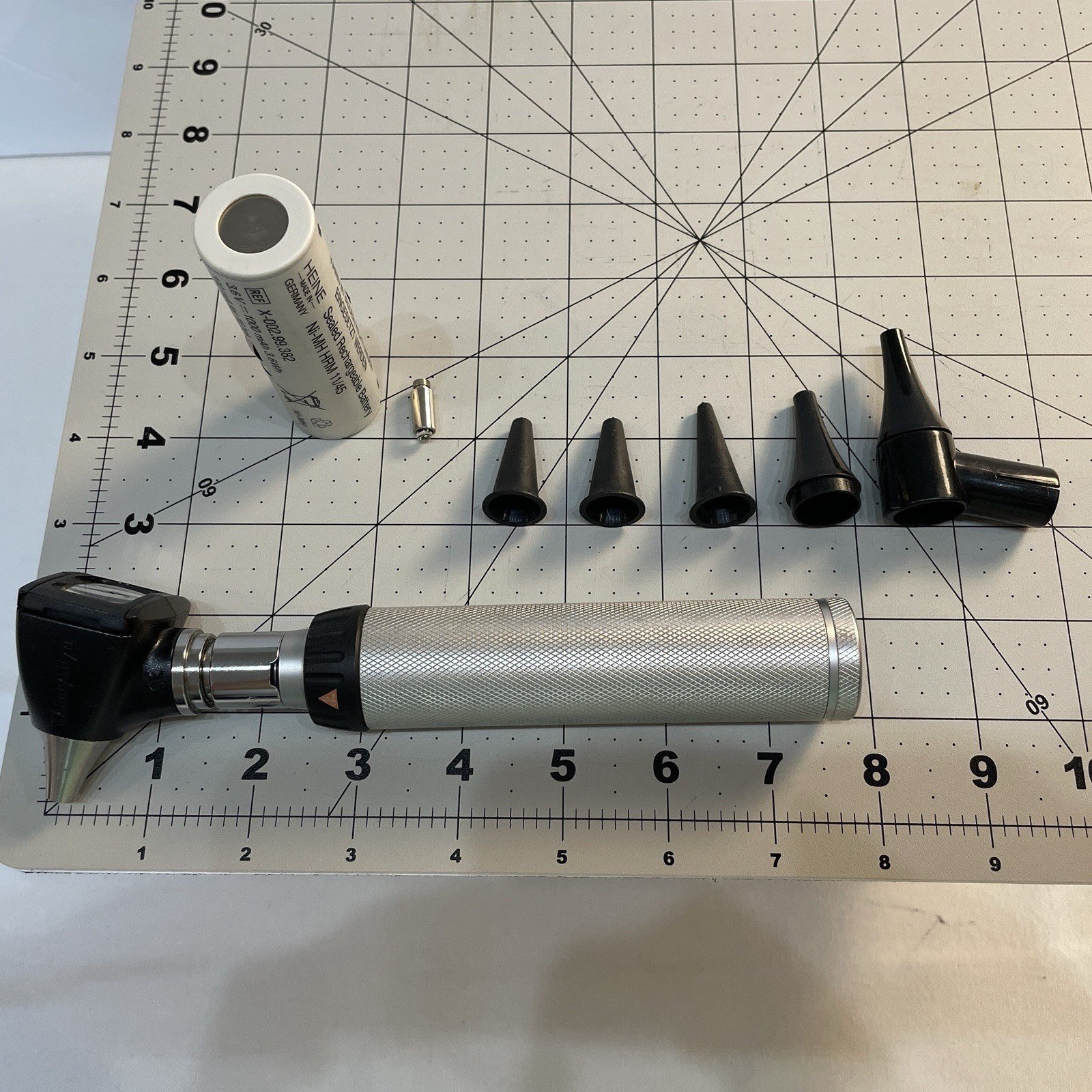 HEINE BETA Welch Allyn Otoscope Rechargeable Handle Set -AS IS Untested-Parts