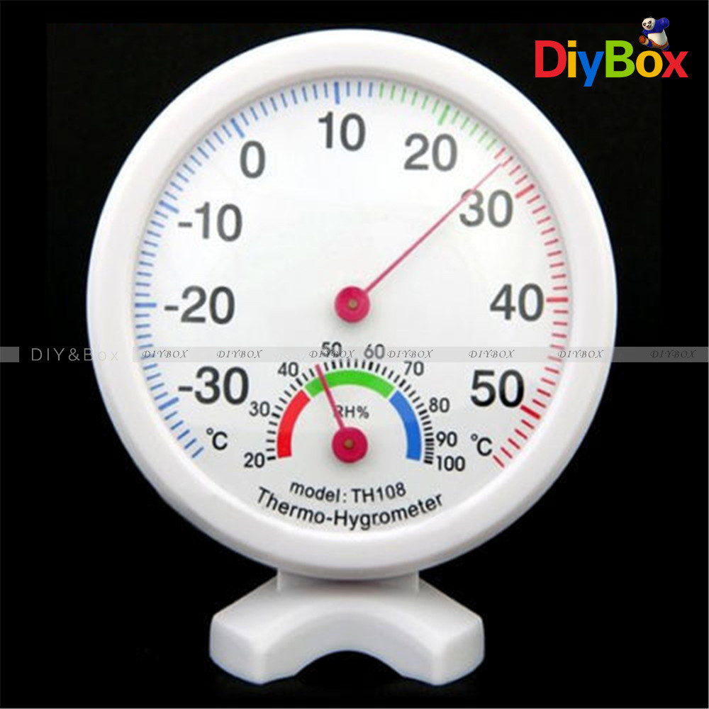 Large Dial Indoor TH108 Hygrometer Humidity Thermometer Temp Temperature Meter