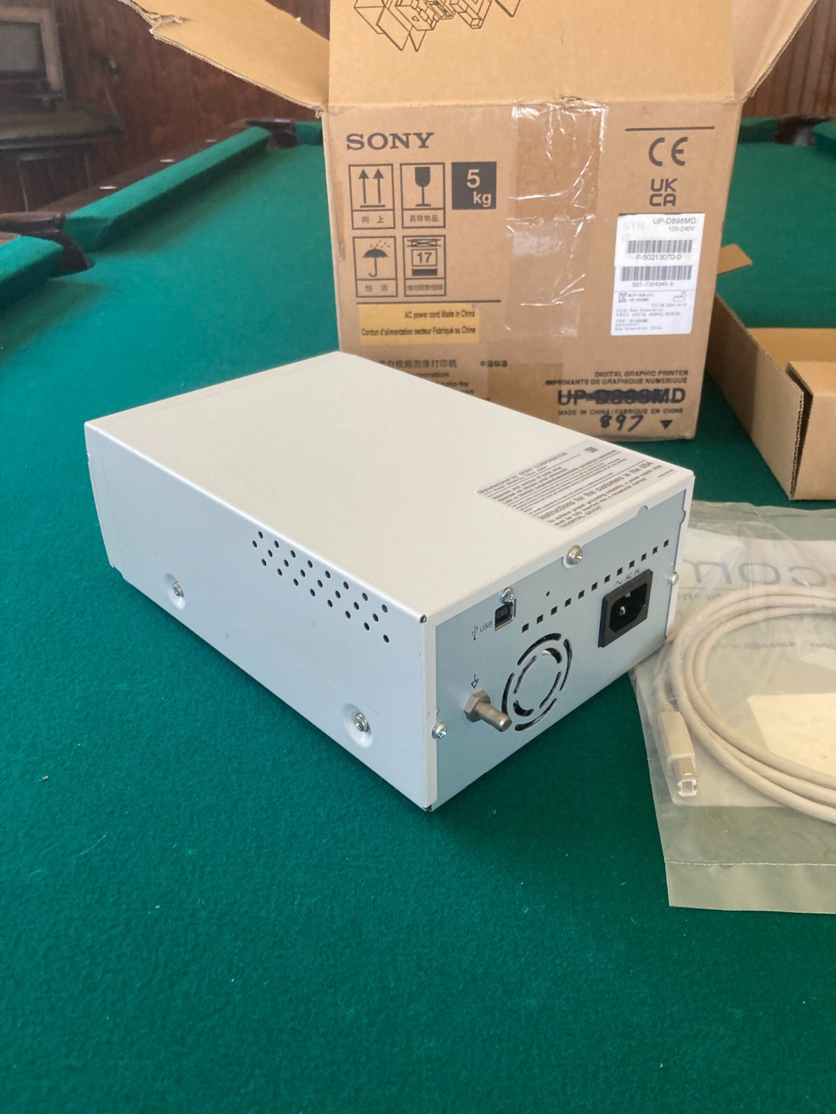 Sony UP-D897 Digital Graphic Printer Ultrasound Mini C-arm Radiological Medical