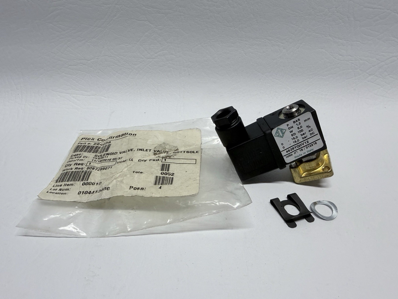 NEW ODE 4628YQ0V12 Solenoid Valve