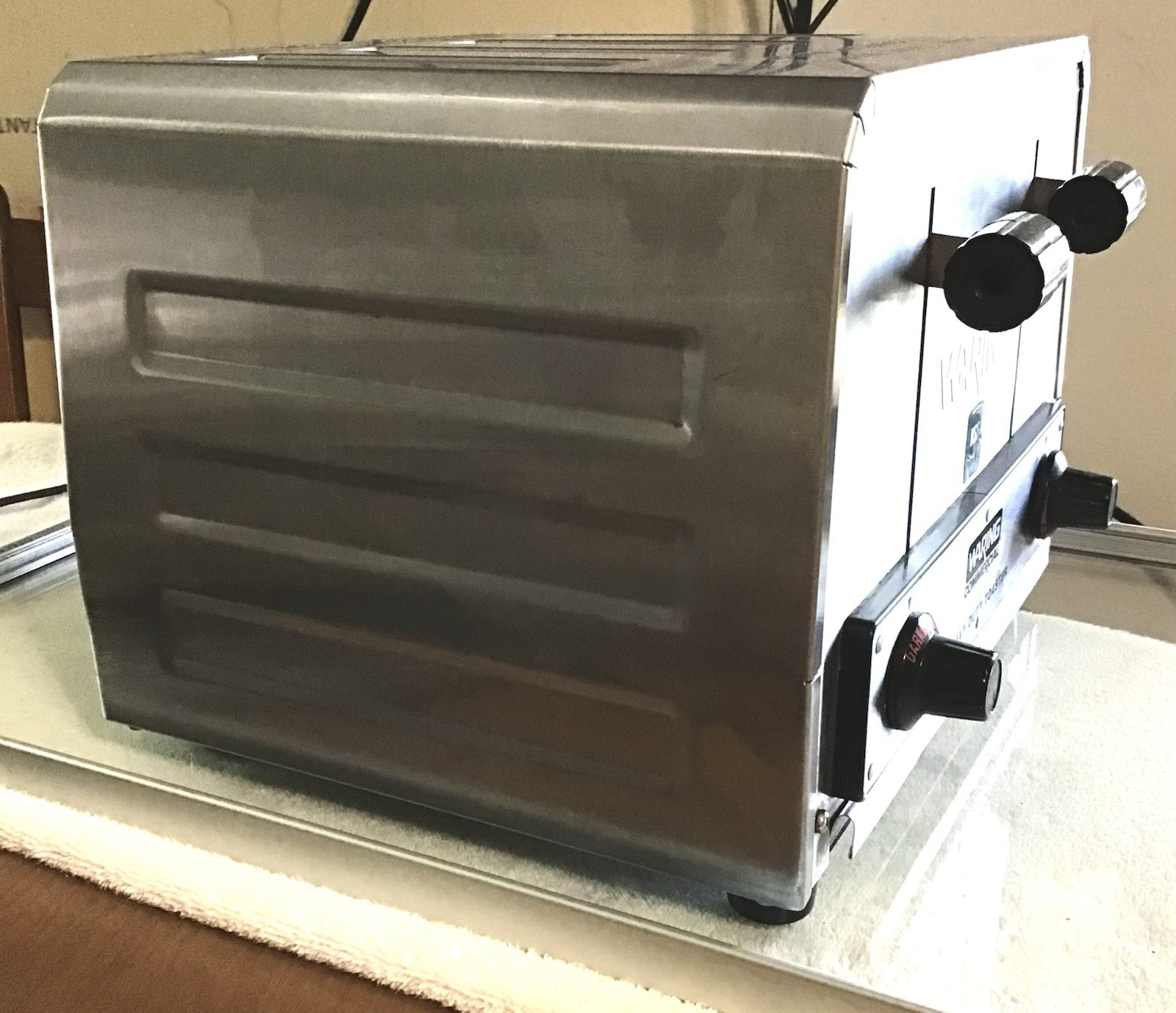 Waring WCT800RC Heavy Duty 4 Slot Commercial Toaster 120v~Tested~Works