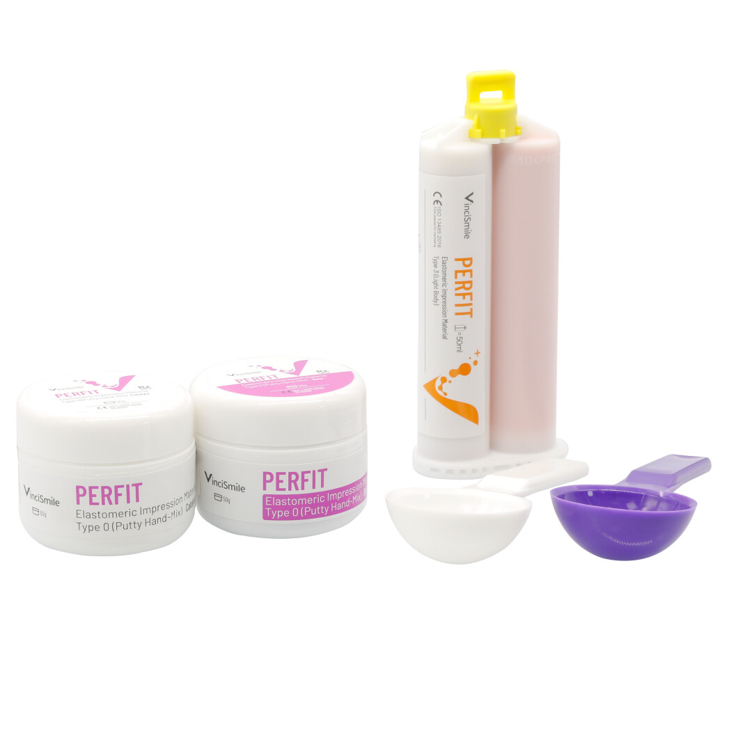 Dental Impression Material Light Body Dispenser mix + Putty Hand-Mix Fast Normal