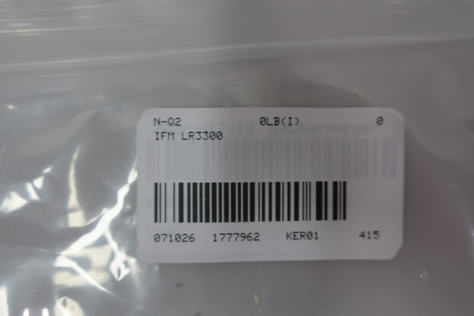 Ifm Efector LR3300 LR000B-BN34AMPKG/US Guided Wave Radar Level Sensor 10-30v-dc