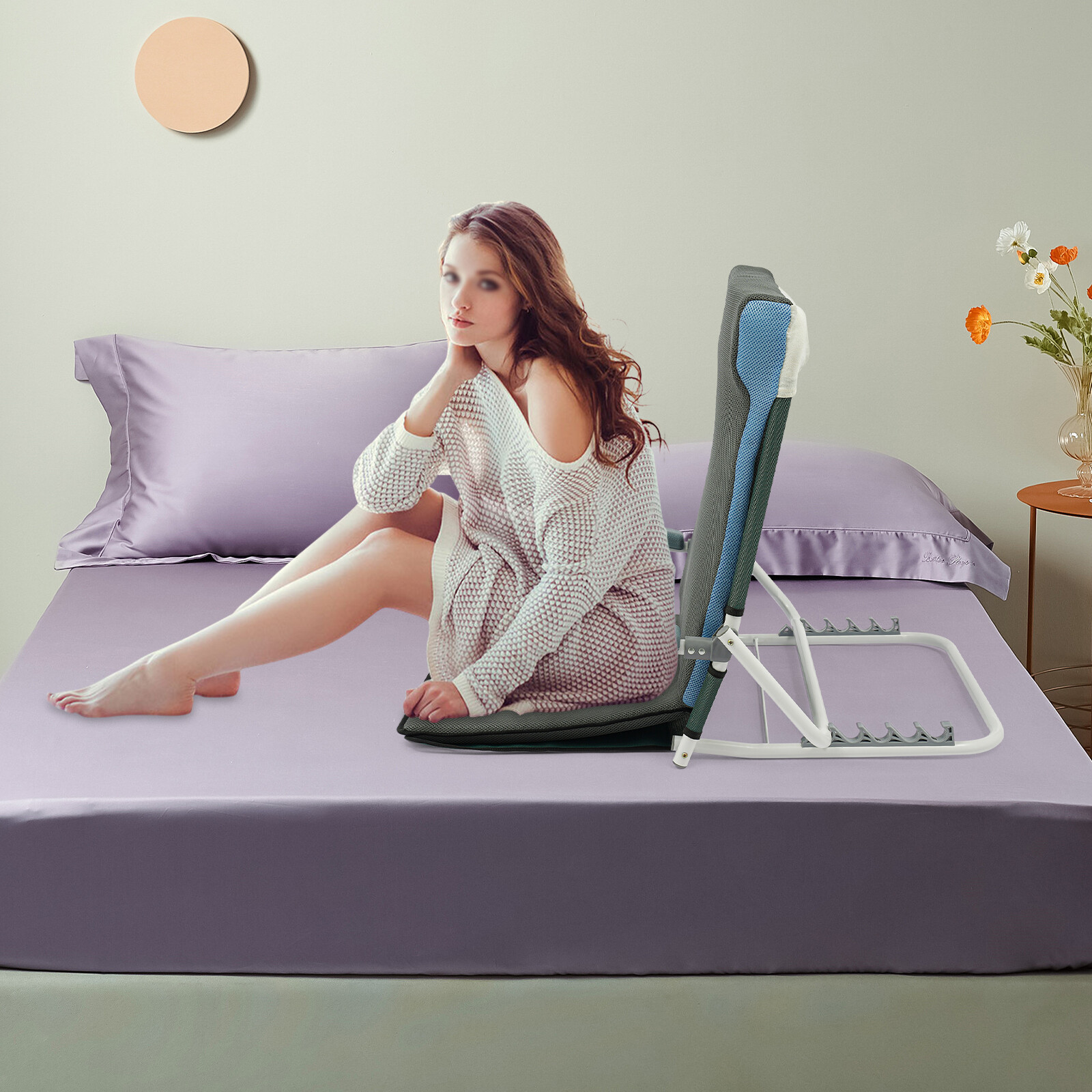 Adjustable Bed Backrest Portable Folding Backrest Lifting Bed Backrest Modern