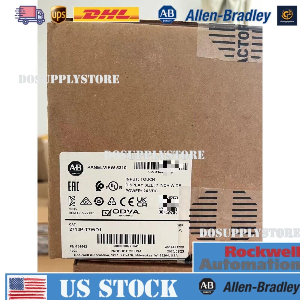 2713P-T7WD1 PanelView 5310 7″ Wide Graphic Terminal Color LCD Screen US Free Tax