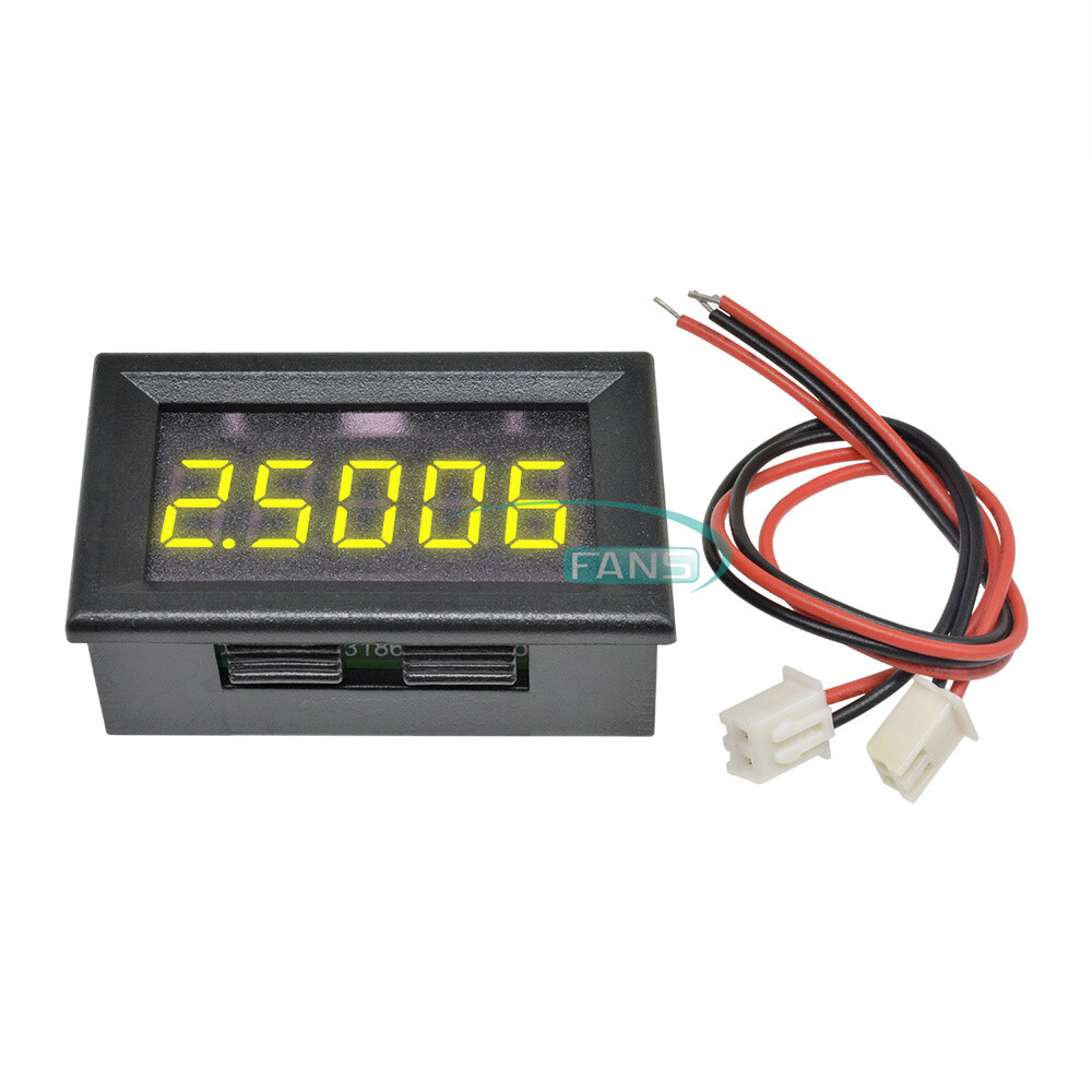 Yellow DC 0-4.3000-33.000V 5 Digit Precision Digital Volt meter Voltage Panel