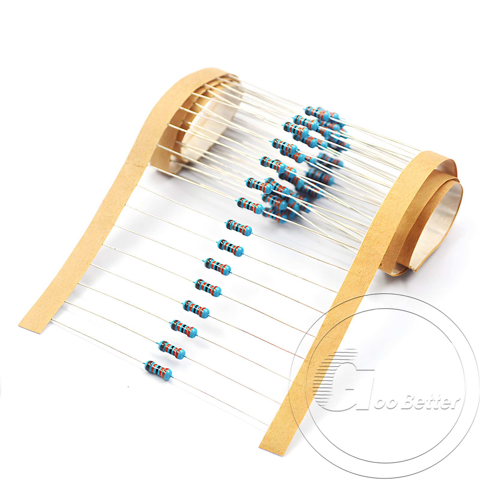 1/4W Metal Film Resistors 0.1% tolerance 1 ohm to 10M ohm available 20 pack