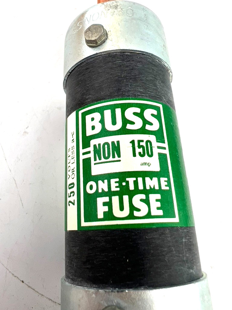 Bussman NON150 One Time Fuse 150A Buss 250V — New Old Stock