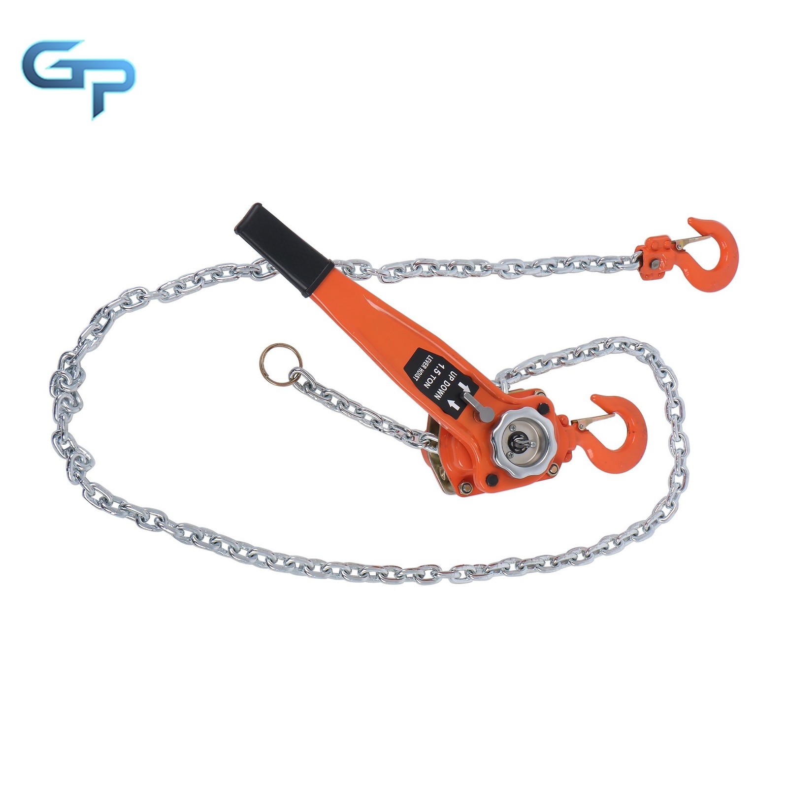 Heavy Duty G80 Chain 1-1/2 Ton 10FT Come Along Manual Lever Chain Hoist