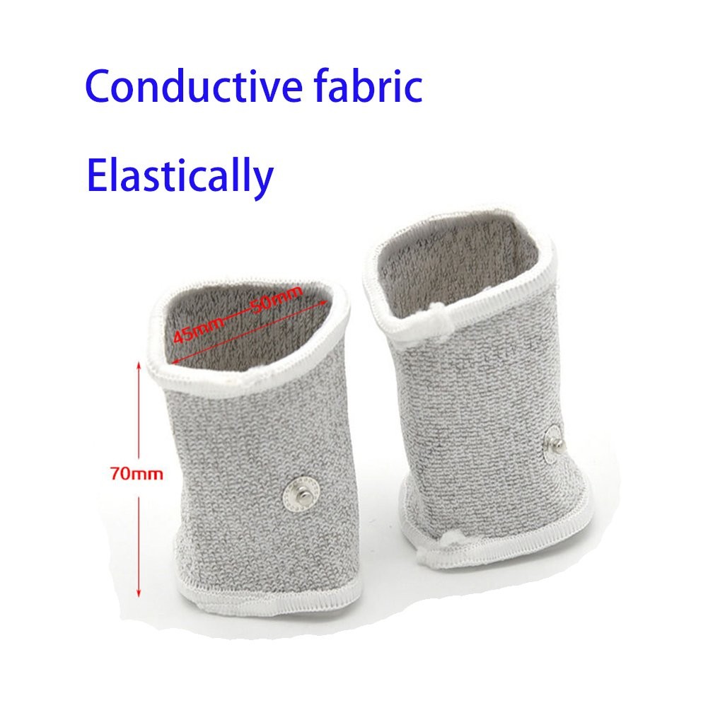 E-stim Adjustable Fabric Silver Thread Conductive Loop Accessories for Tens Stim