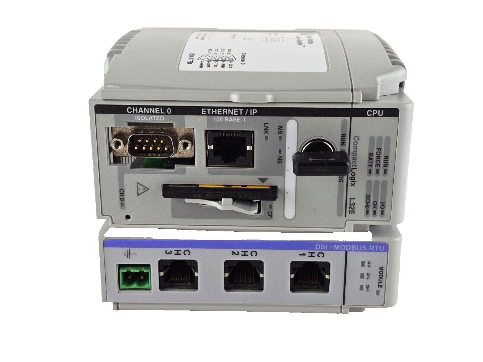 Allen Bradley 1769-L32E /A CompactLogix Processor W/ 1769-SM2 1769L32E 1769SM2
