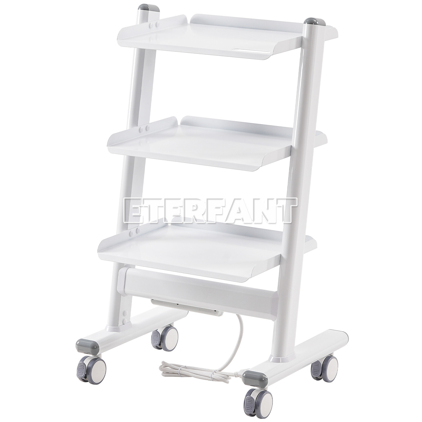 ETERFANT 3 Tiers Dental Trolley Cart Mobile Cart Medical Tool Instrument Cart