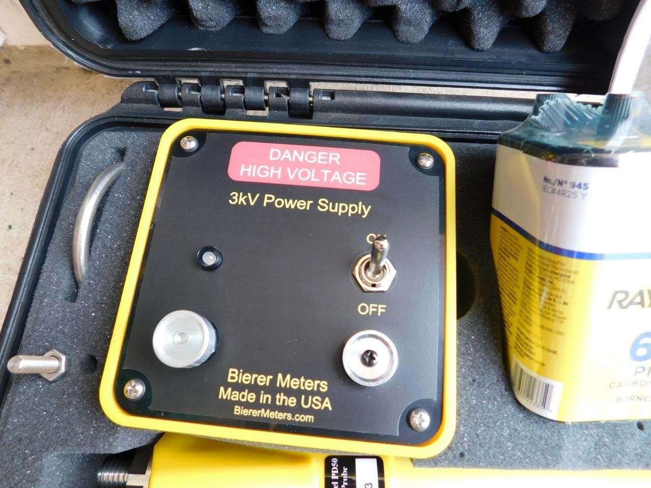 BIERER PD50 ALL PURPOSE UTILITY METER 0-50KV HIGH VOLTAGE DIGITAL PHASING METER