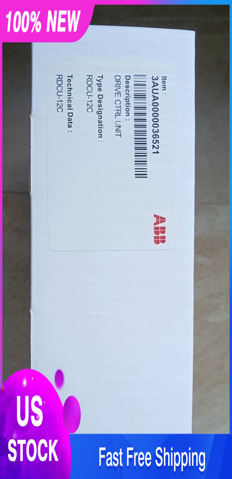 ABB RDCU-12C 3AUA0000036521 AC Motors Drive Control Unit RDCU-12C