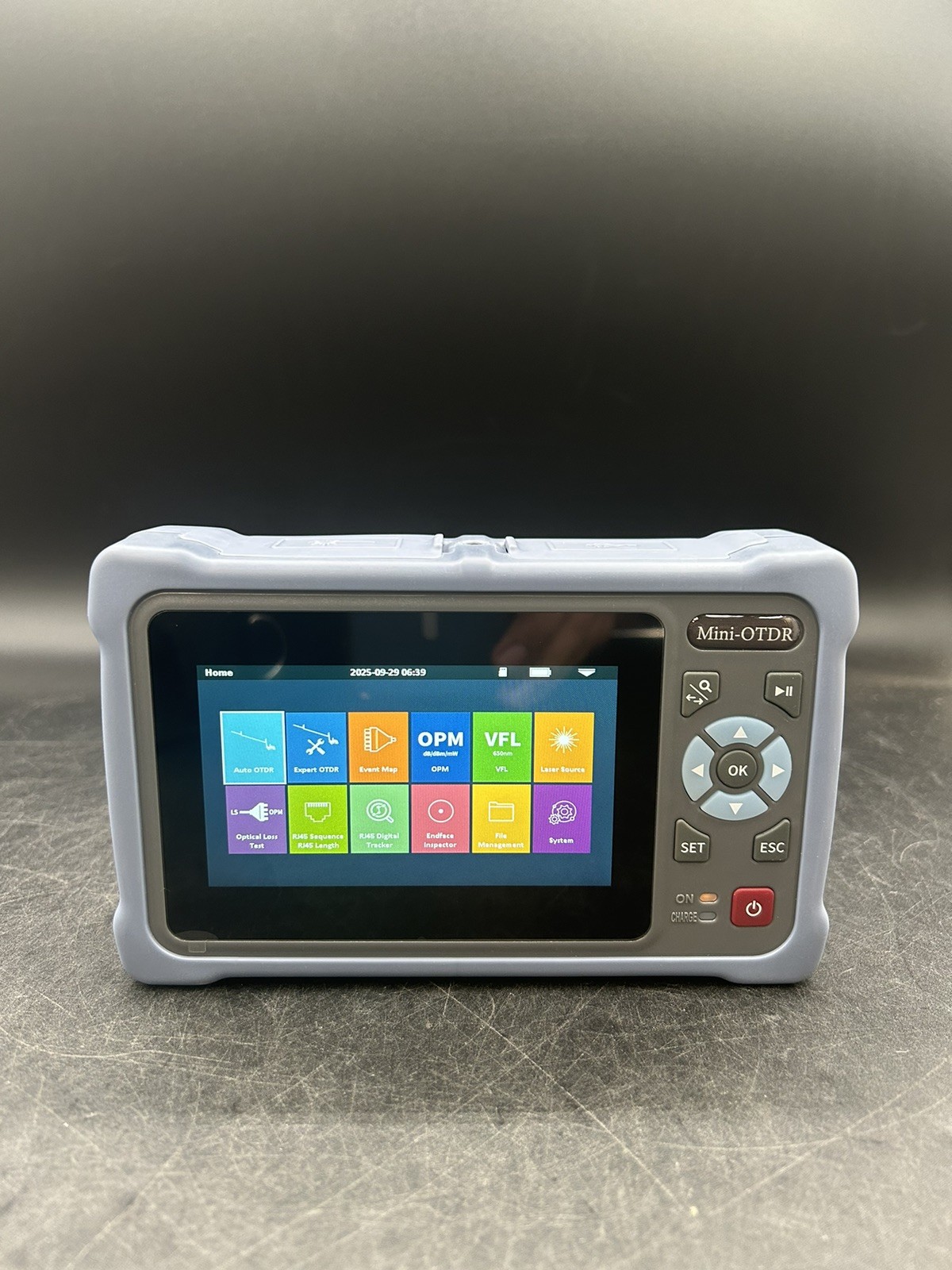 Mini-Pro Live SM OTDR 1610nm 22dB 4.3in Touch Screen