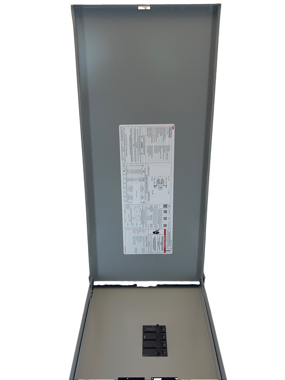 ABB 150A 8/16 Main Breaker Panel Outdoor PAM0815RFL PlugOn Neutral Feed Thru Lug