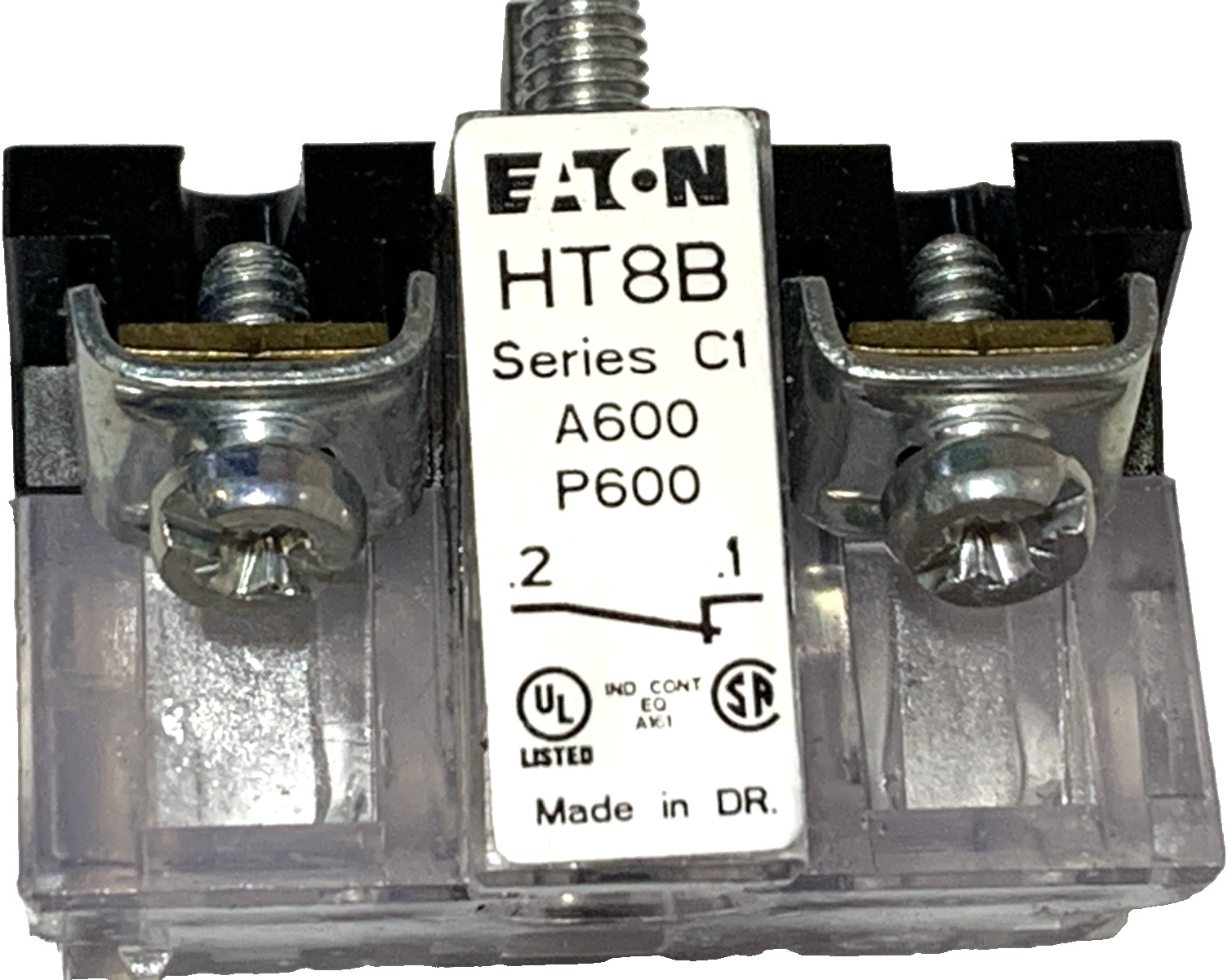 EATON HT8B SERIES CONTACT BLOCK 1 N.C. $9 + FREE SHIPPING