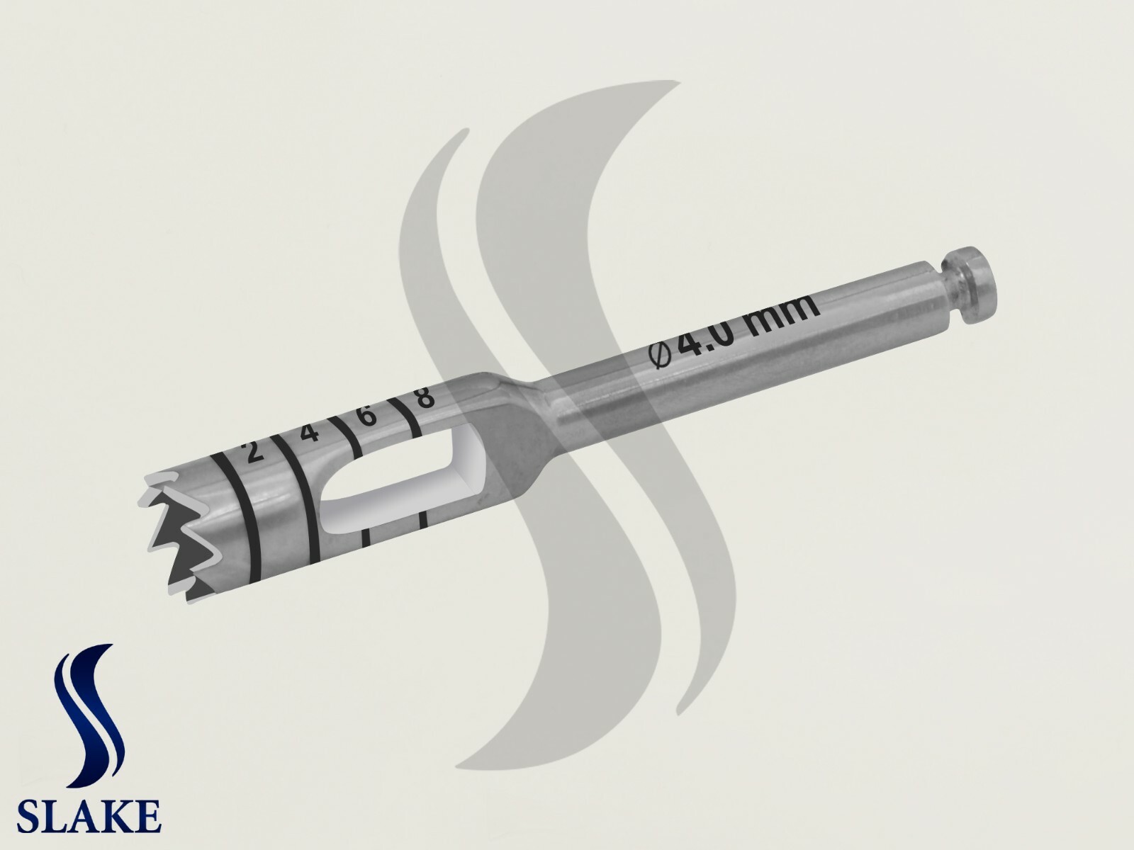 Dental Implant Trephine Drill 4.0mm Surgical Surgery HIGH Quality Stainless CE