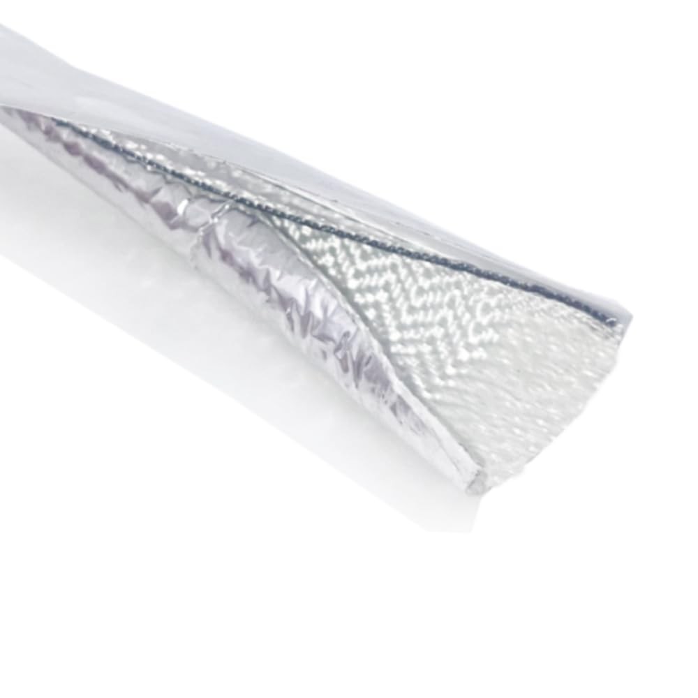 3/8″ Fuel Line Sleeve 39″ Heat Shield Insulation for Automotive and Marine Hoses