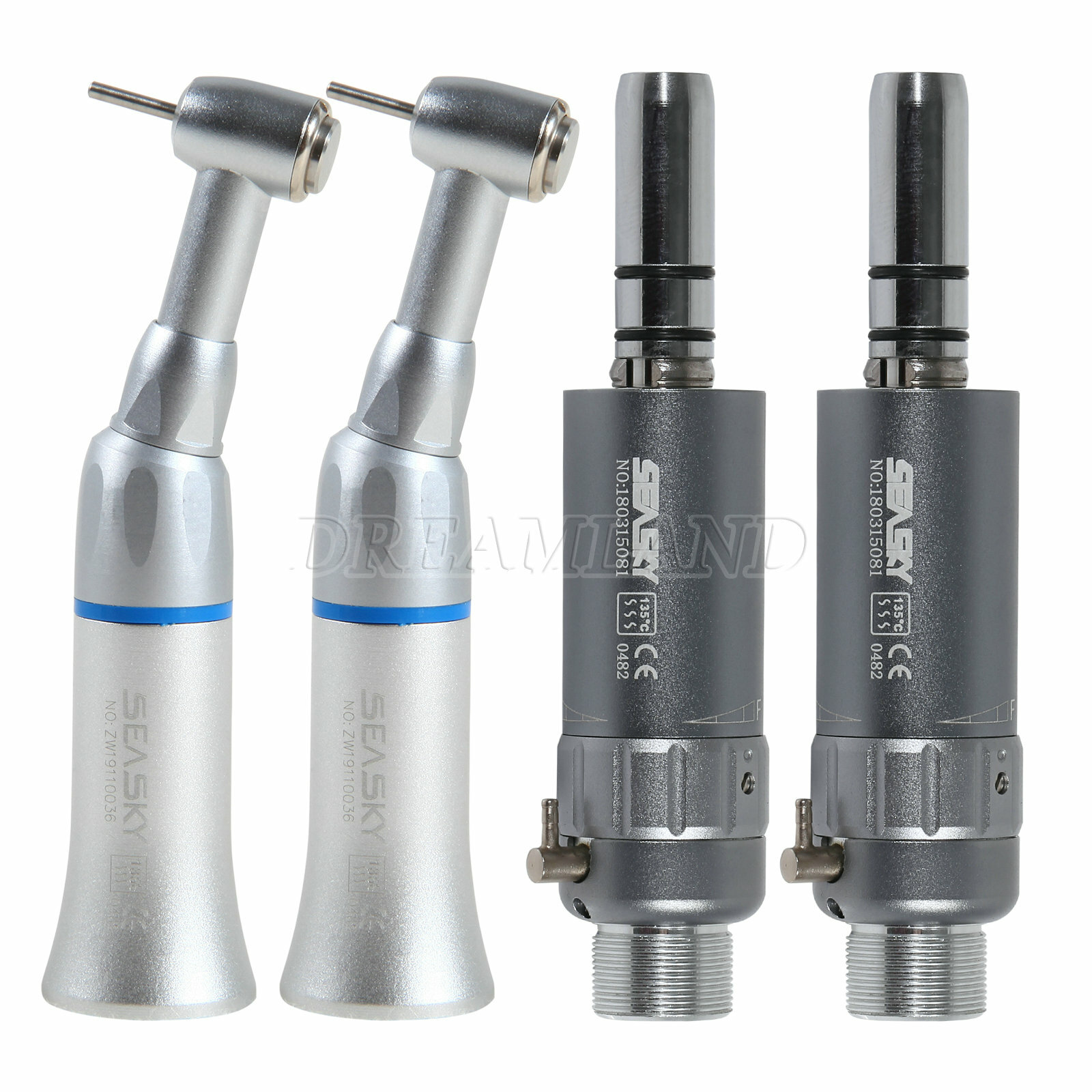 FG1.6mm Burs Dental Contra Angle Handpiece Slow Speed 2/4H Air Motor Connector