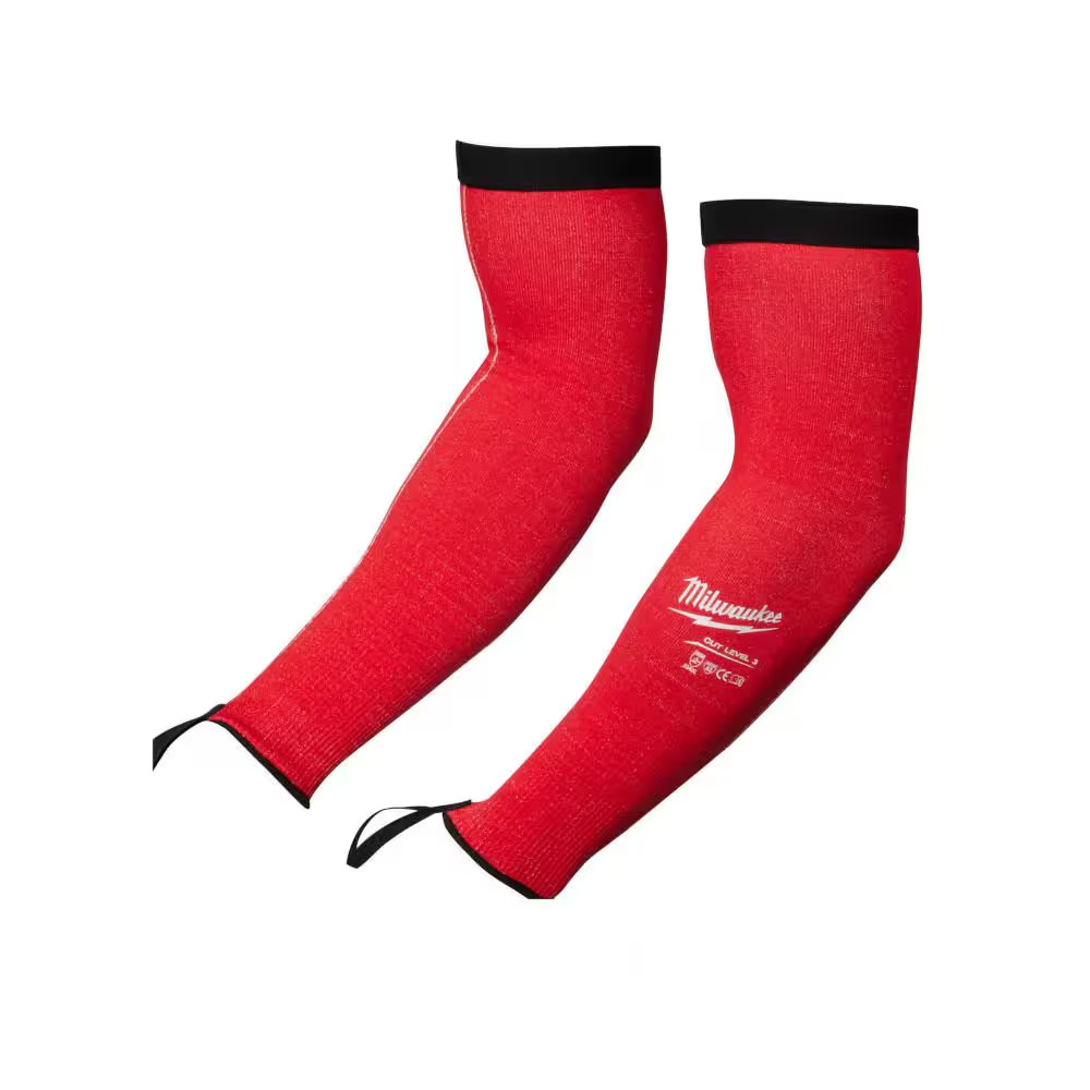 Milwaukee 48-73-9030B 16 in. Red 4-Way Stretch Cut 3 Resistant Protective Arm