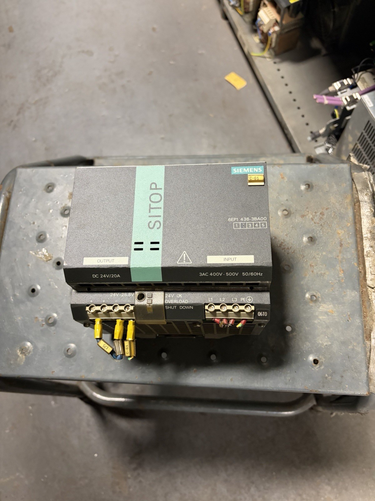 Siemens SITOP power 20 Modular Power Supply 24V 20A 6EP1436-3BA00