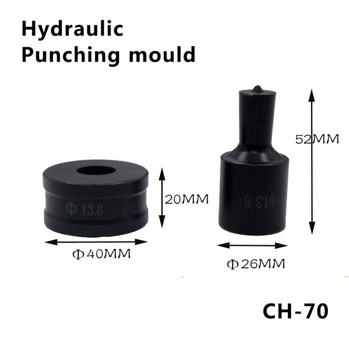 Hydraulic Punching Mould CH-70 Hydraulic Punching Dies Manual Punch Die 4-25mm